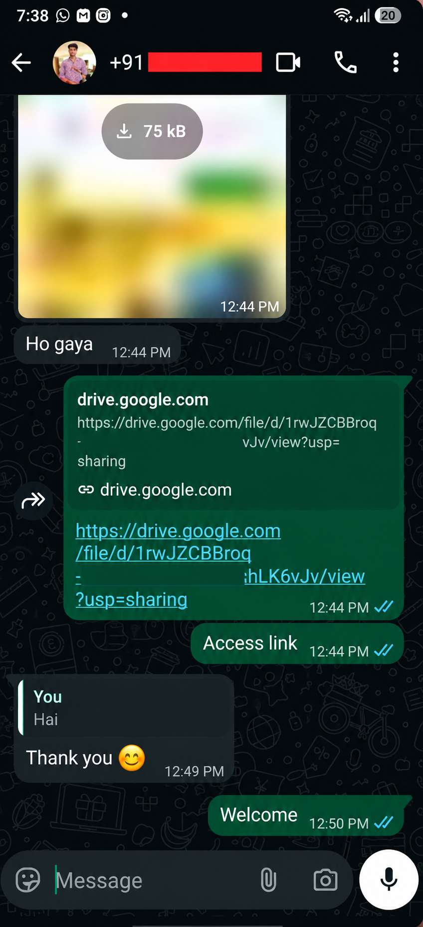 Customer testimonial