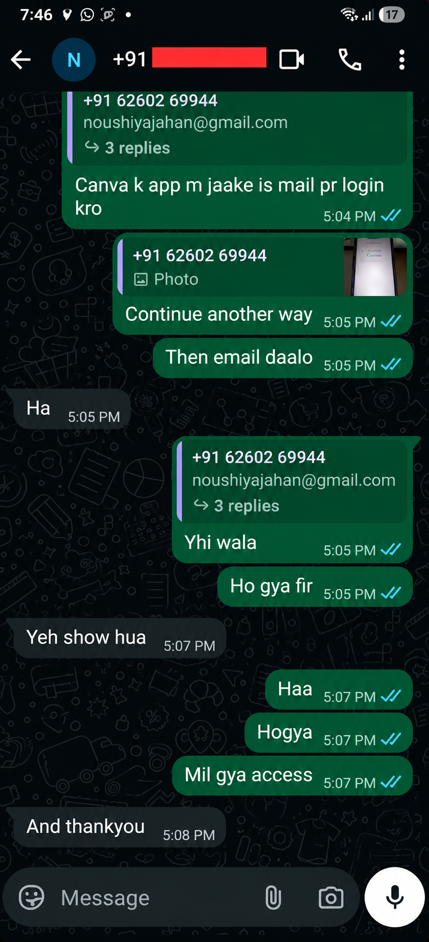 Customer testimonial